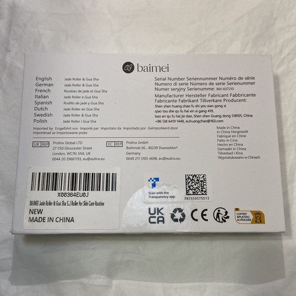 NWT Baimei Skincare Beauty green jade roller & gua sha stone. One size. - Picture 6 of 7